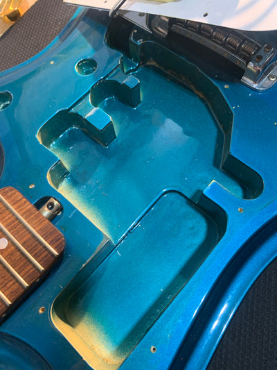 Teisco Spectrum SP-62 MIJ Kawai Reissue 1999 Metallic Blue Japan w/ Bag