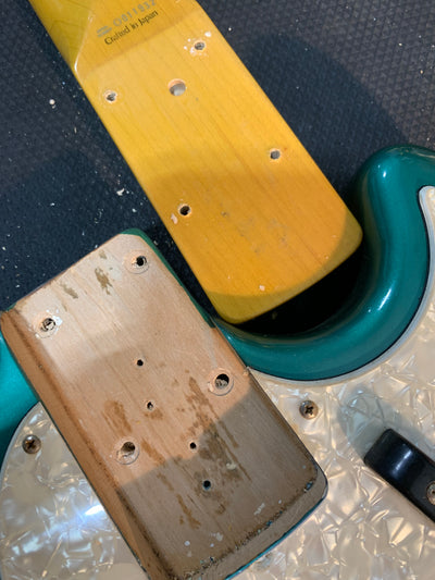 Fender MB-SD/CO Competition Mustang Bass Reissue CIJ 1997 Ocean Turquoise Metallic Japan w/ Bag