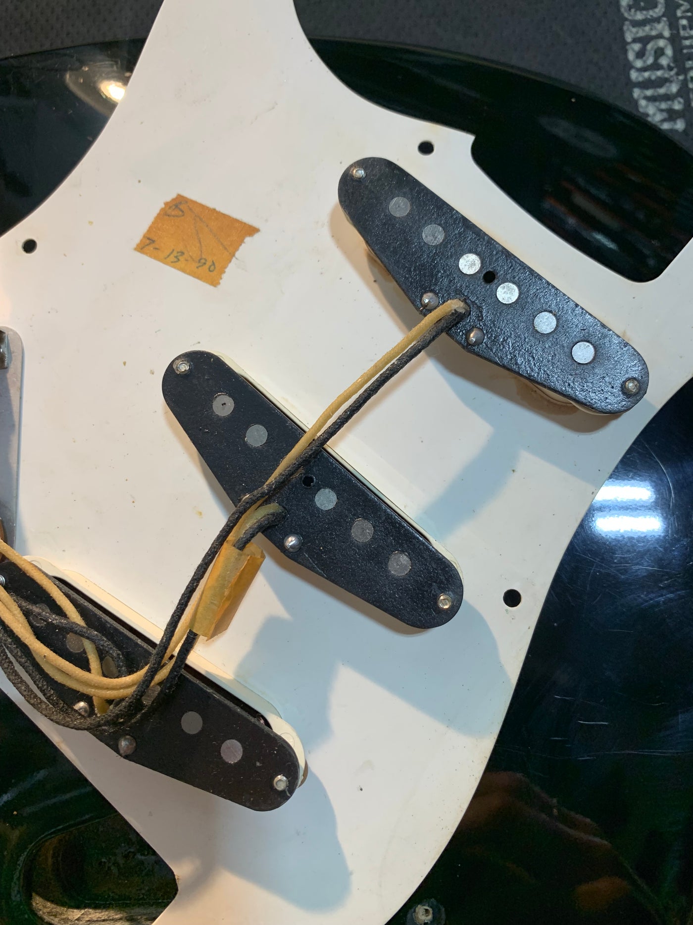 Fender American Vintage '57 Stratocaster 1990 Black USA Reissue w/ OHSC
