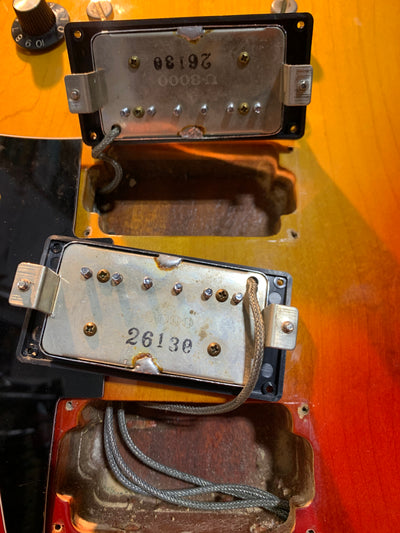 Greco EG-1000 MIJ 1977 Red Sunburst Maxon U-3000 Pickups Vintage Made in Japan LPC w/ Hard Case