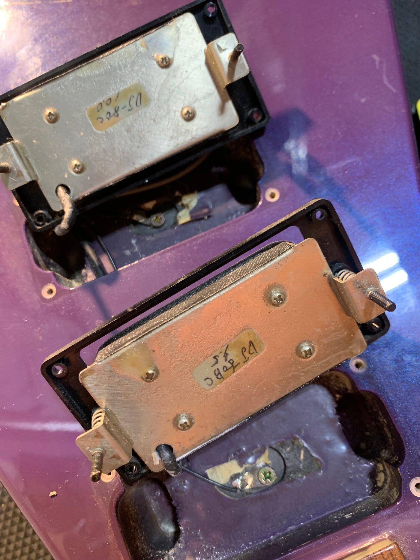 Jackson Randy Rhoads V RR Standard MIJ Neck Thru 1993 Blue Purple Japan w/ Bag