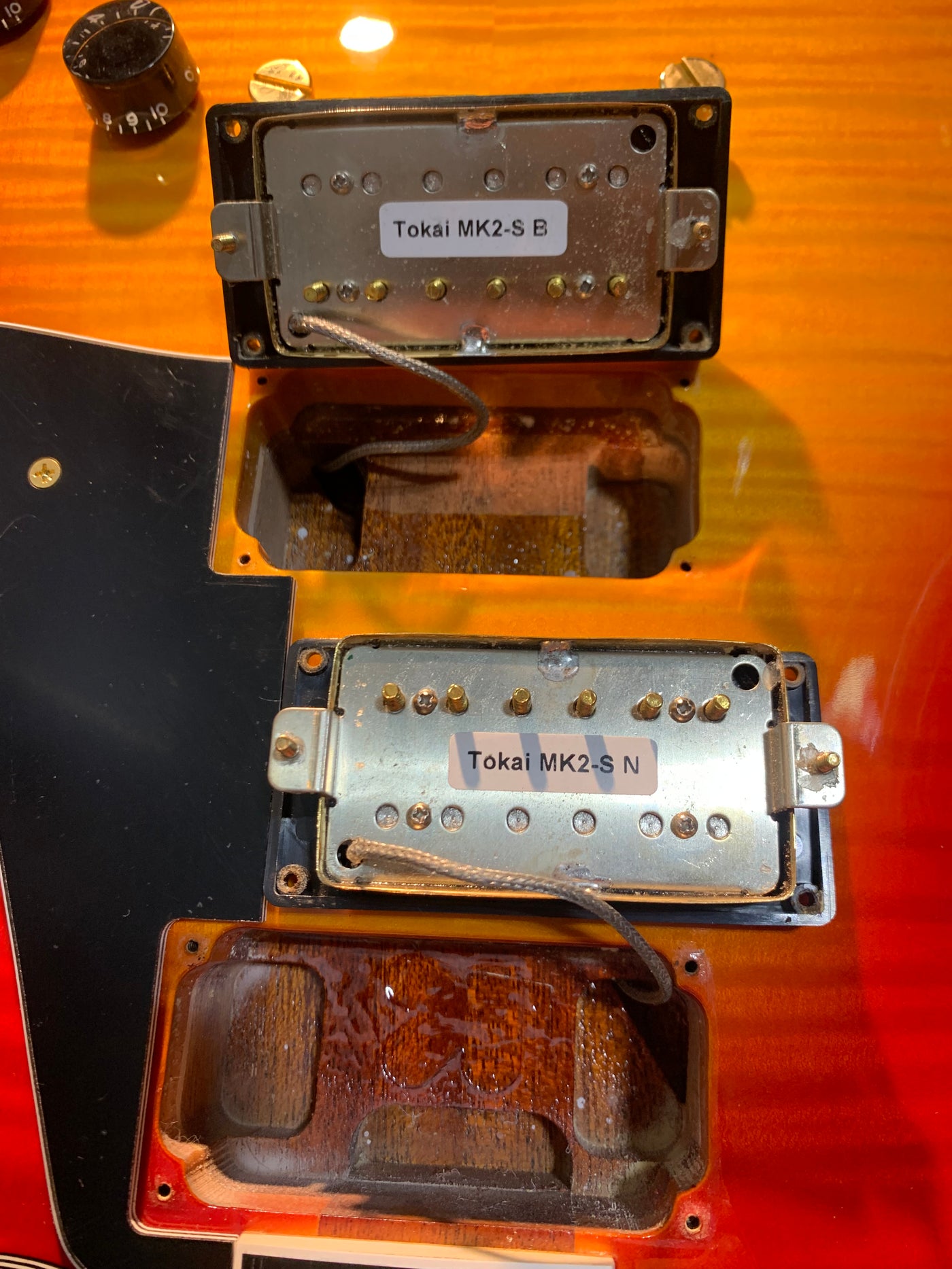 Tokai Love Rock Custom LC224S MIJ 2022 Cherry Sunburst Made in Japan Flame Top w/ OHSC