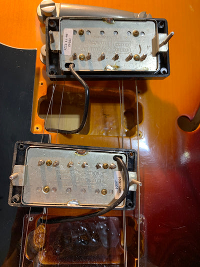 ESP Edwards E-SA-118LT Semi-Hollowbody MIJ 2006 Tobacco Sunburst Lacquer Touch Finish Seymour Duncan Pickups Japan w/ OHSC
