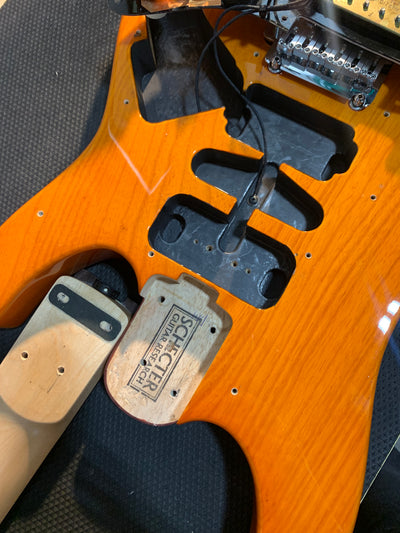 Schecter BH-1-STD-24 MIJ 2024 Amber DiMarzio Pickups HSH Japan w/ Bag