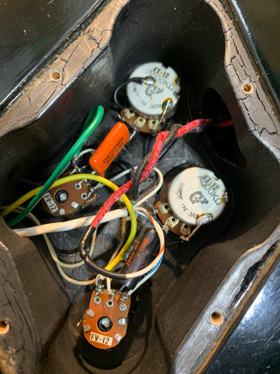 Tokai Neo Select LS85S MIJ 2007 Black Made in Japan P90 Pickups w/ Bag