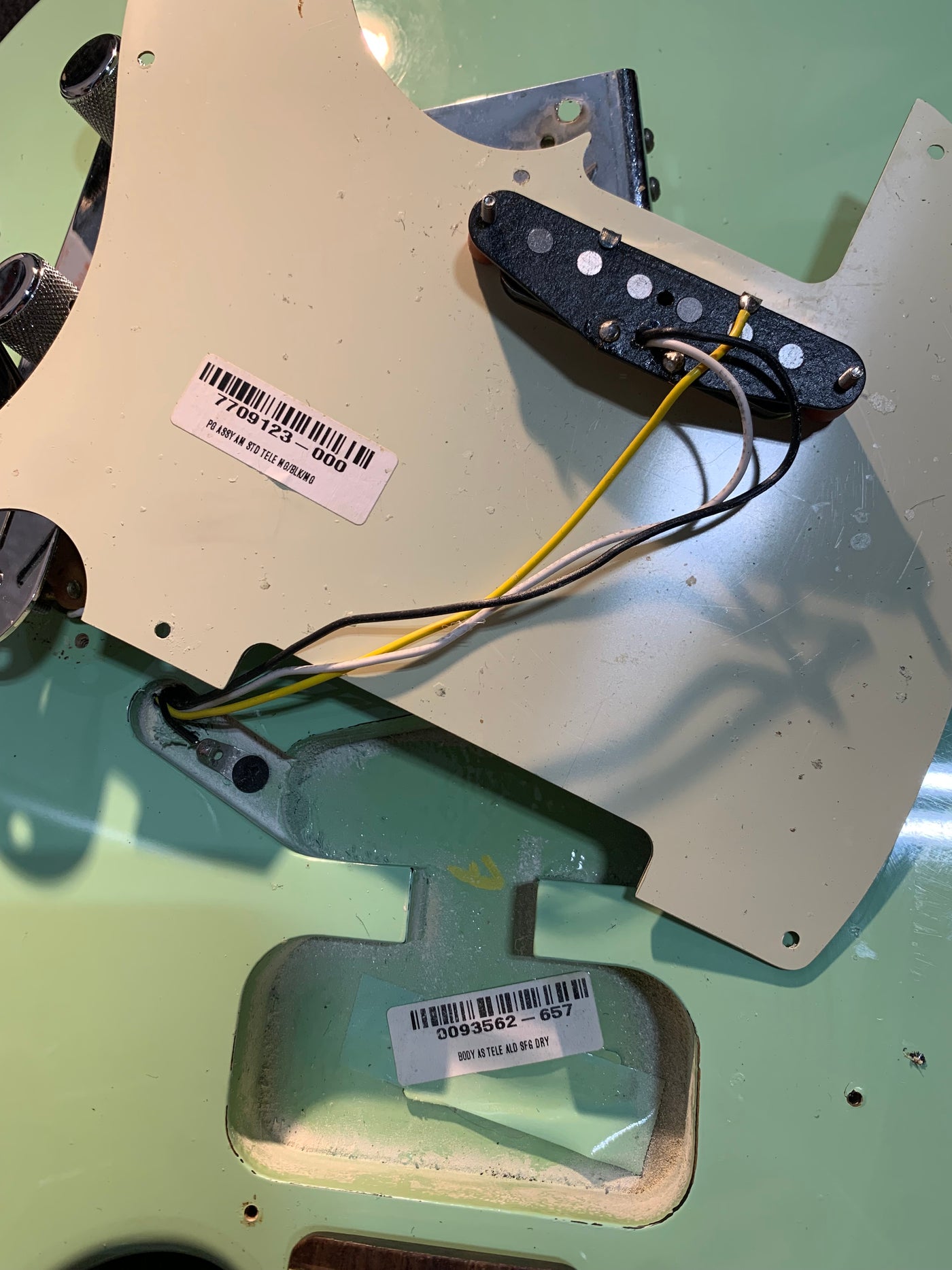 Fender GC FSR American Standard Telecaster with All Rosewood Neck 2016 Surf Green w/ OHSC