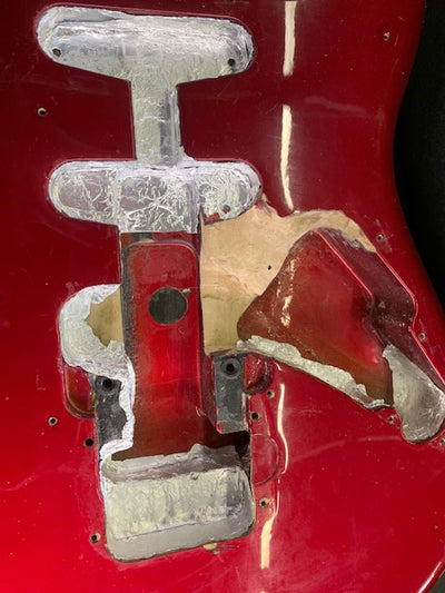 Fender American Stratocaster w/ Red Kahler Bridge 1984 Candy Apple Red Vintage USA w/ Bag