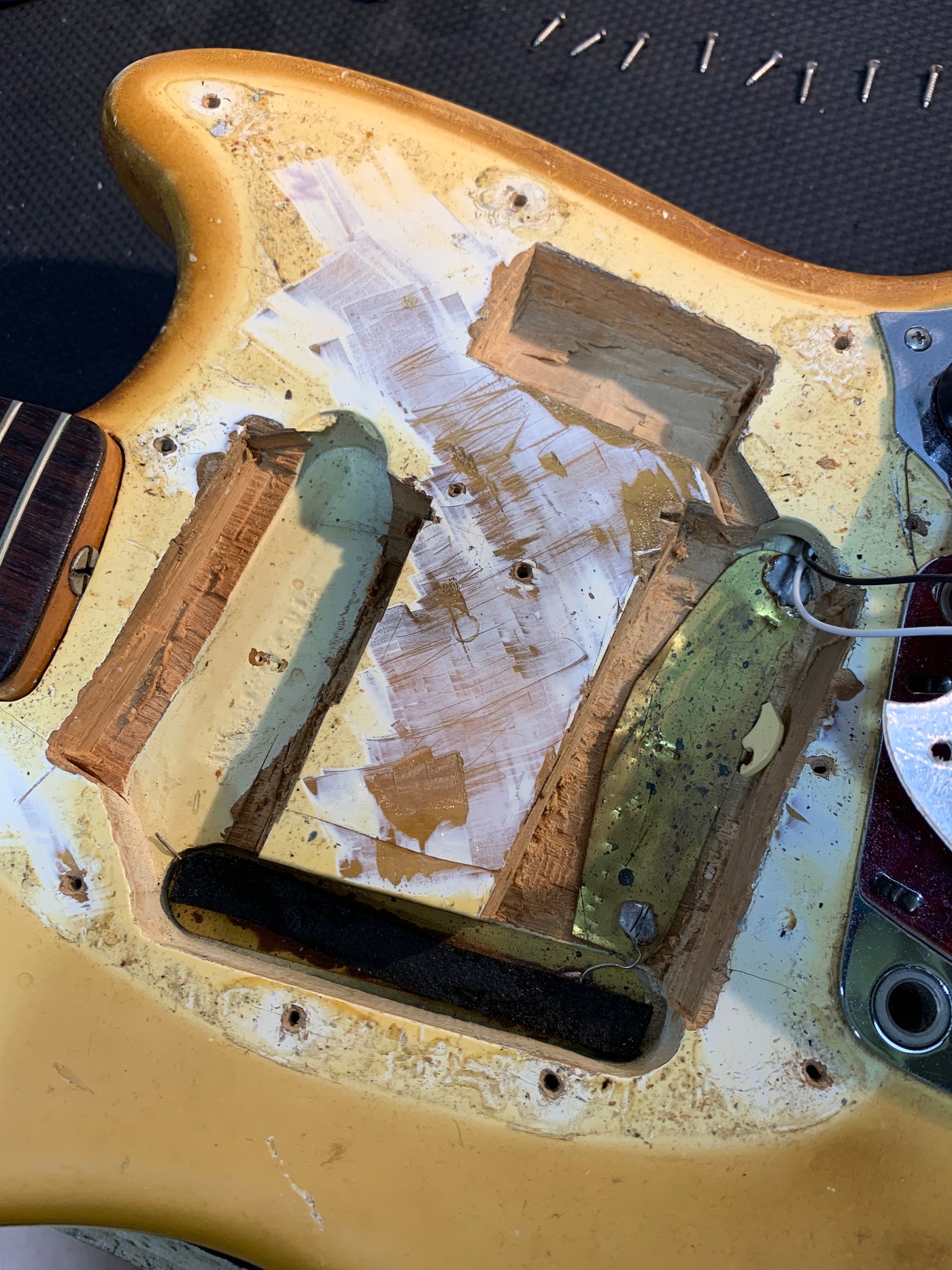 Fender Mustang 1973 Olympic White Vintage USA w/ Bag