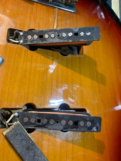 Fender JB62-77FL Fretless Jazz Bass Reissue CIJ 1997 Sunburst Japan w/ Bag