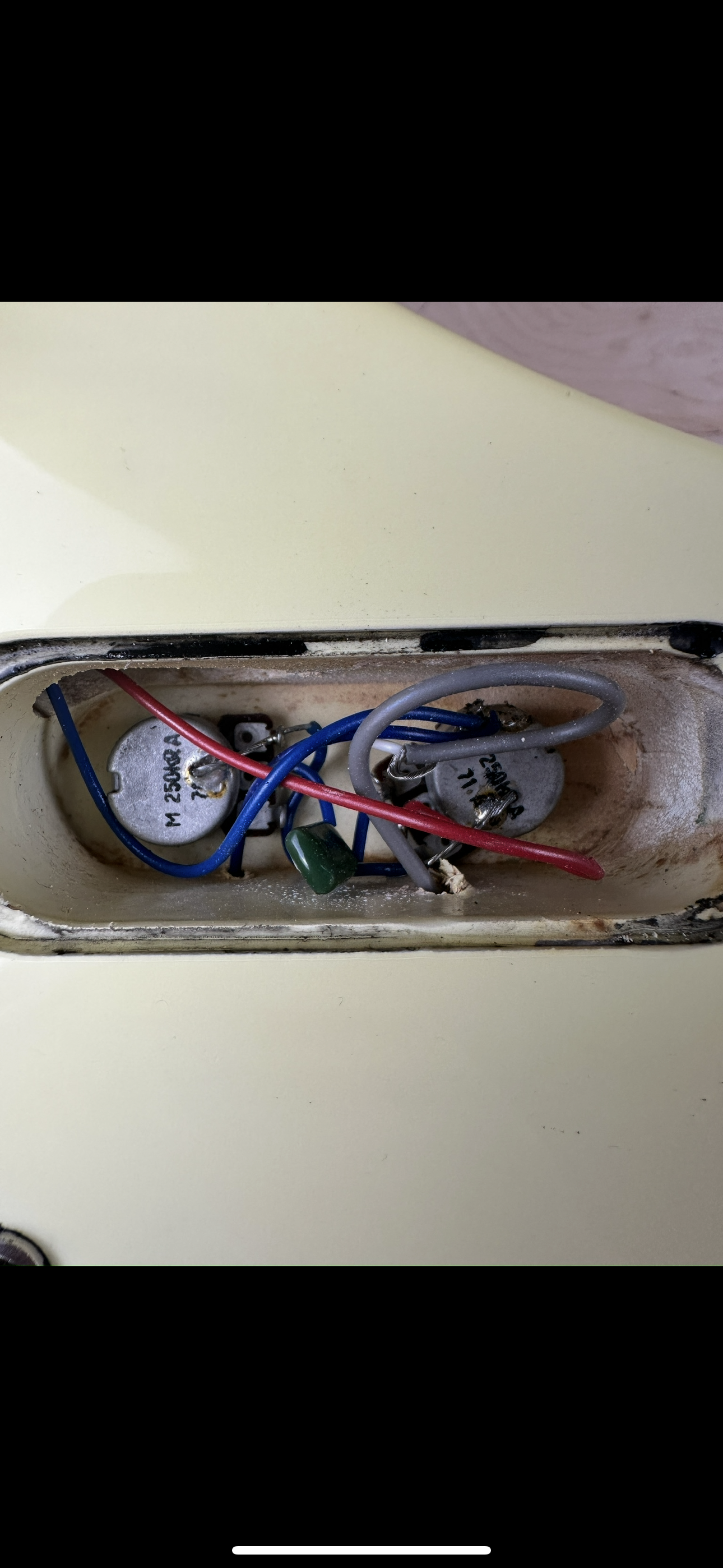 B.C. Rich Warlock WG-035 Mini Guitar 1990's White Made in Japan MIJ w/ Bag