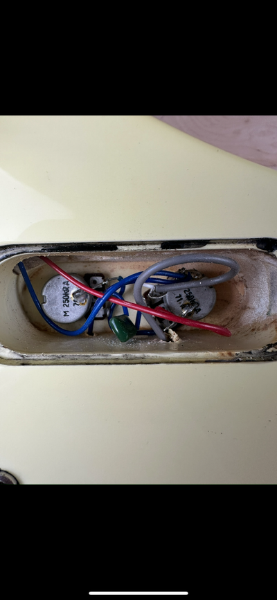 B.C. Rich Warlock WG-035 Mini Guitar 1990's White Made in Japan MIJ w/ Bag