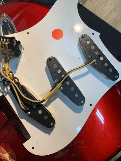 Fender ST57-70TX Stratocaster Reissue MIJ 1993 Candy Apple Red USA Texas Special Pickups w/ Bag