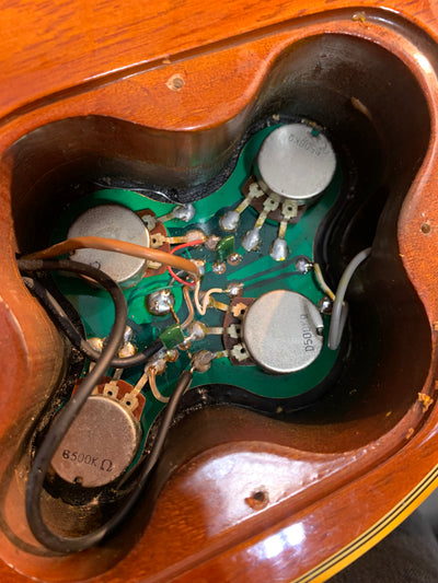 Aria Pro II LC-600 MIJ 1979 Violin Finish Vintage Made in Japan Matsumoku LP Custom Type w/ Hard Case