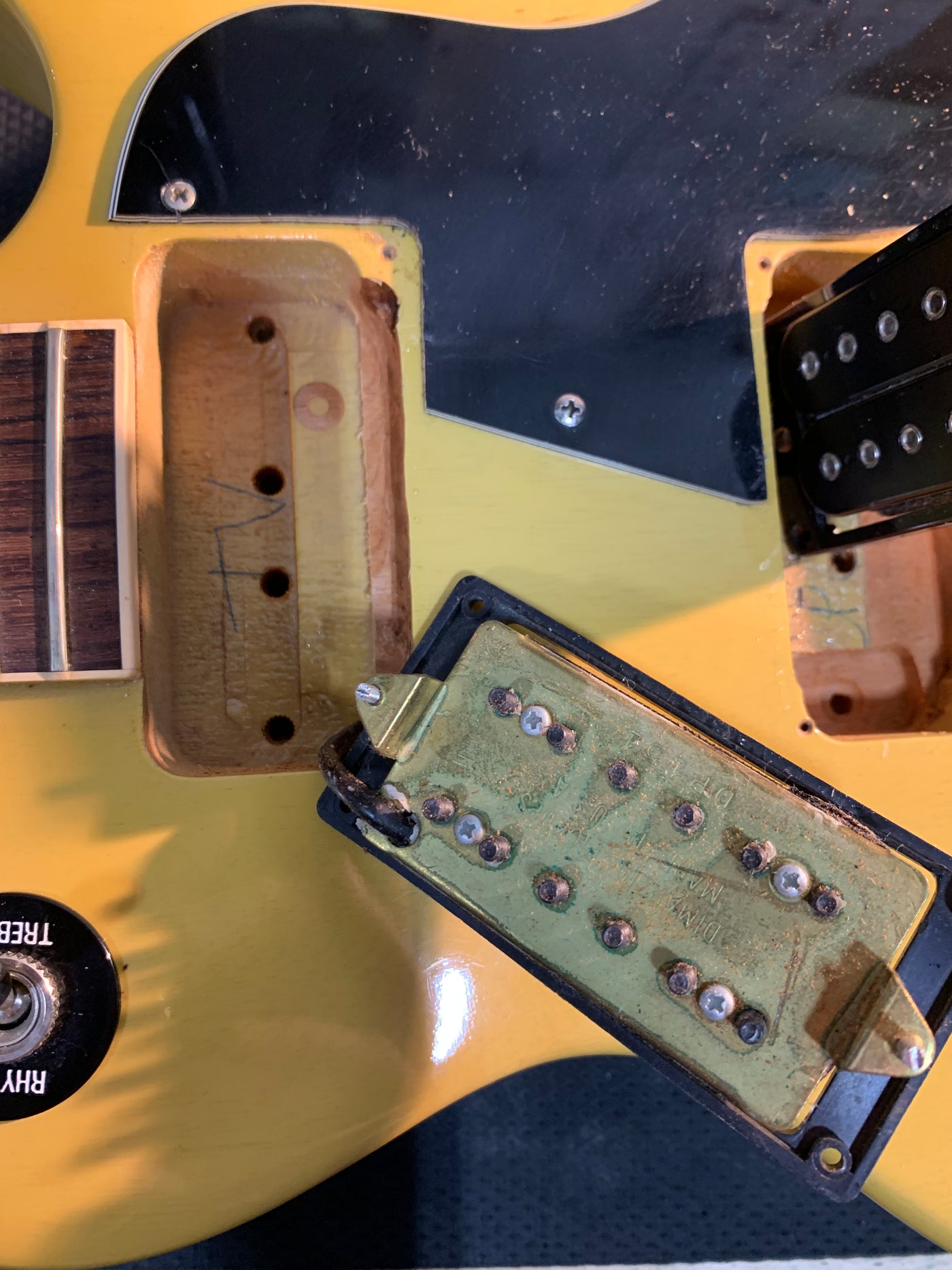 Gibson Les Paul Special "Junior II" 1995 TV Yellow HH Dimarzio Humbuckers Mod w/ OHSC