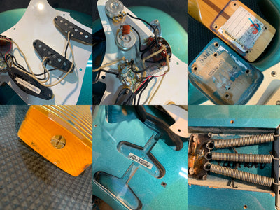 Fender American Vintage '57 Stratocaster Yamano Music 2004 Ocean Turquoise Metallic w/ OHSC
