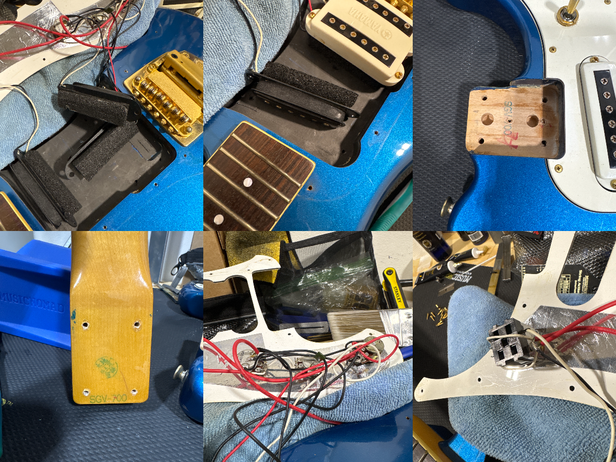 Yamaha SGV-700 Flying Samurai 2000 Shelby Blue w/ Bag