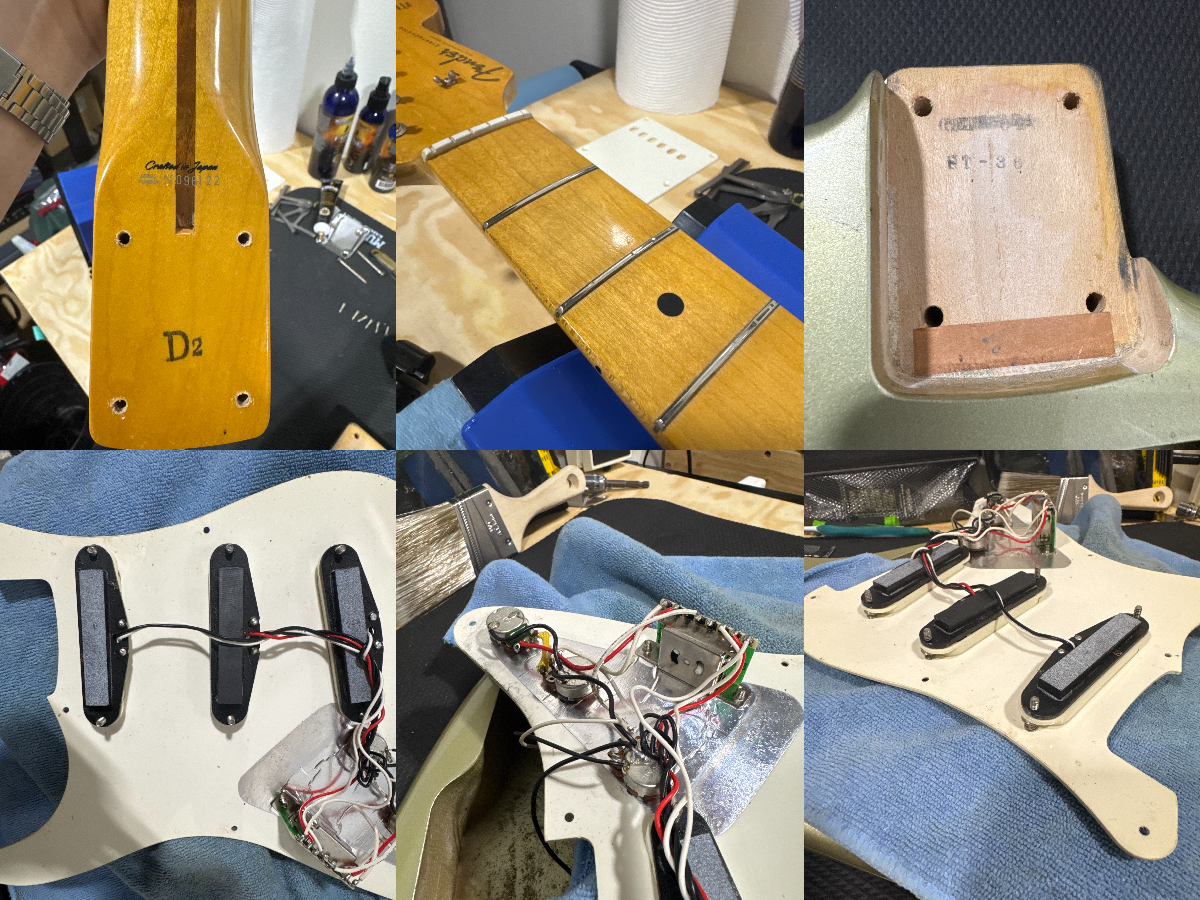 Fender ST-57 Stratocaster Reissue CIJ 1996 Aged Inca Silver Japan w/ Bag