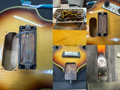 Greco VB-360 Violin Bass MIJ Vintage 1970s Sunburst Maxon Pickups w/ OHSC