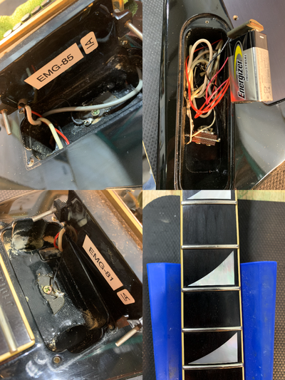 Grover Jackson Randy Rhoads RR Dan Spitz Professional MIJ 1991 Black V Anthrax Schaller Locking Tremolo Japan w/ Bag