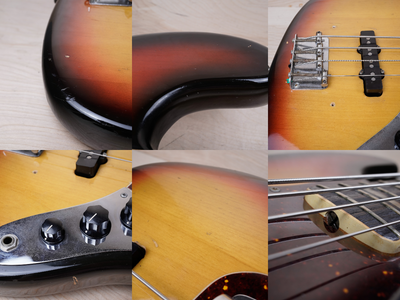 Fender Jazz Bass 1970 Sunburst Vintage w/ OHSC