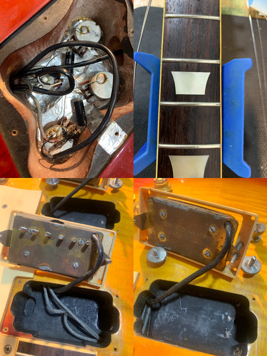 Greco Super Real EGF1000 MIJ 1980 Cherry Sunburst Lacquer Finish Vintage DiMarzio Pickups w/ Hard Case