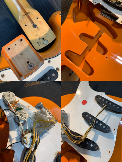 Fender ST-72 Stratocaster '72 Reissue CIJ 1997 Capri Orange USA Vintage Pickups Japan w/ Bag