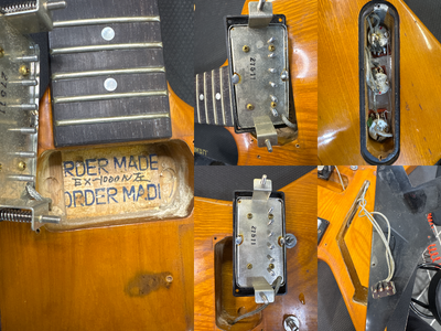 Greco Order Made EX-1000 Left Handed MIJ 1975 Natural Fujigen (Lefty EX800, Ibanez Destroyer 2459) w/ Bag