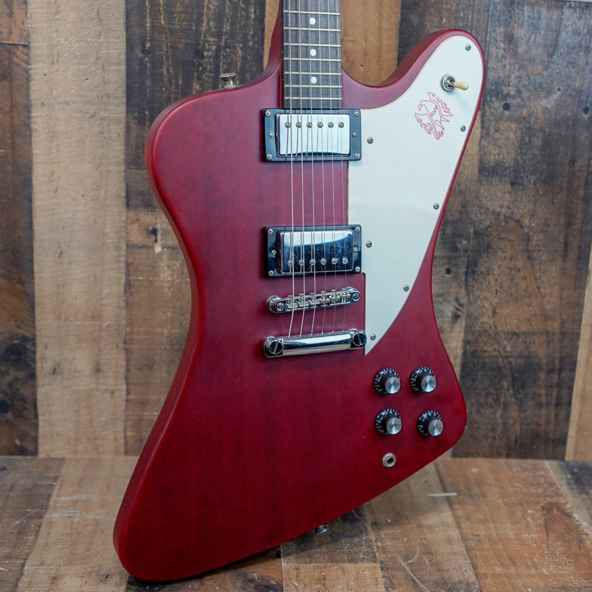 Epiphone by Gibson Firebird Studio 2006 Worn Cherry Red