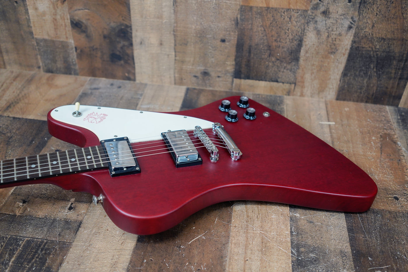 Epiphone by Gibson Firebird Studio 2006 Worn Cherry Red