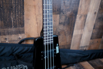 Hohner Professional B2 Headless Bass 1988 Black W/ Bag