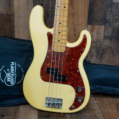 Schecter P Bass 1992 4 String Precision Style Vintage White Made in Japan MIJ W/ Bag