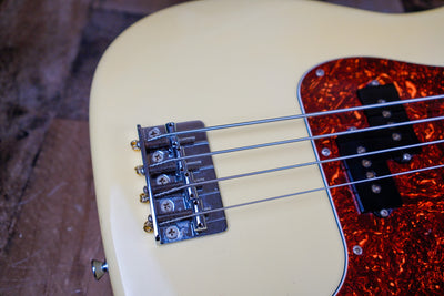 Schecter P Bass 1992 4 String Precision Style Vintage White Made in Japan MIJ W/ Bag