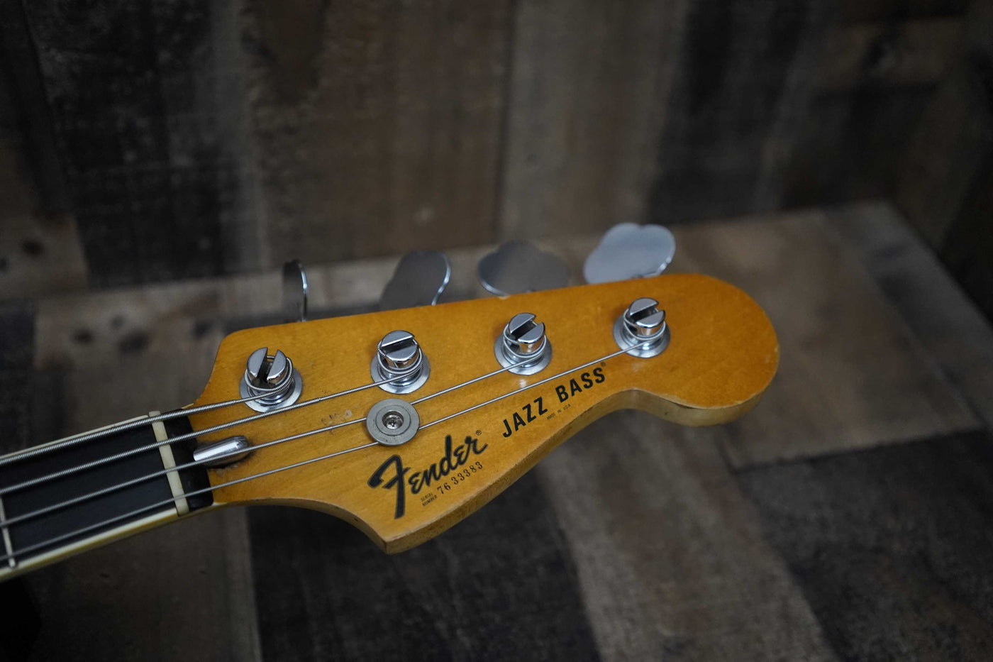 Fender Jazz J Bass 3-Bolt with Rosewood Fretboard Bound Neck 1976 Wine Red Vintage USA 1970s Refin