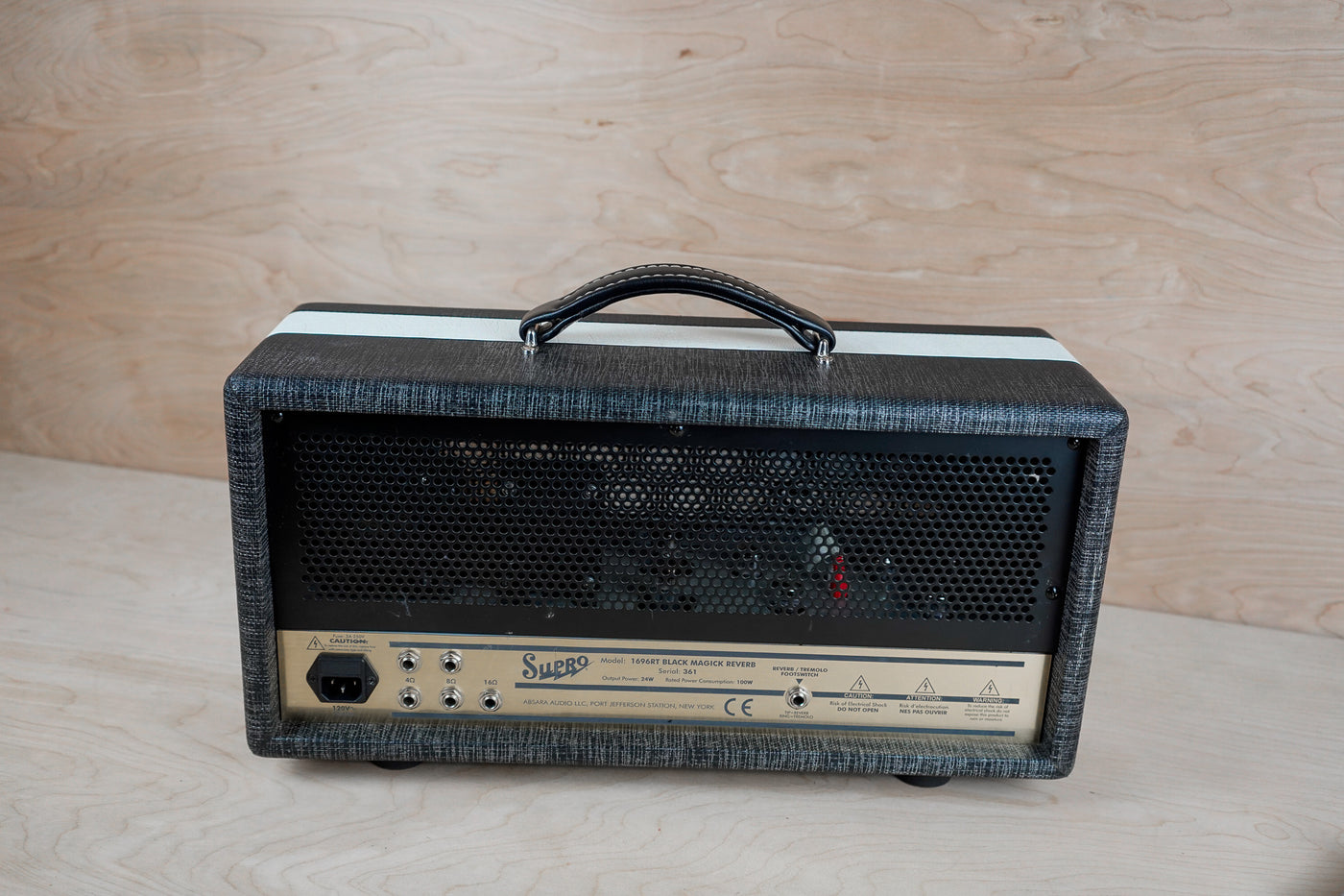 Supro 1696RT Black Magick Reverb Tube Amp Head