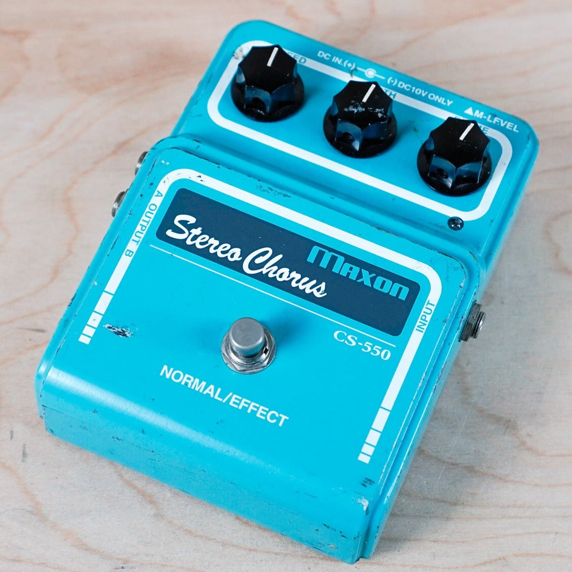 Maxon CS-550 Stereo Chorus Pedal Blue Made in Japan MIJ