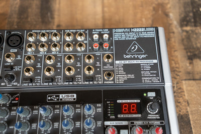 Behringer Xenyx X2222USB 22-Input Mixer with USB Interface