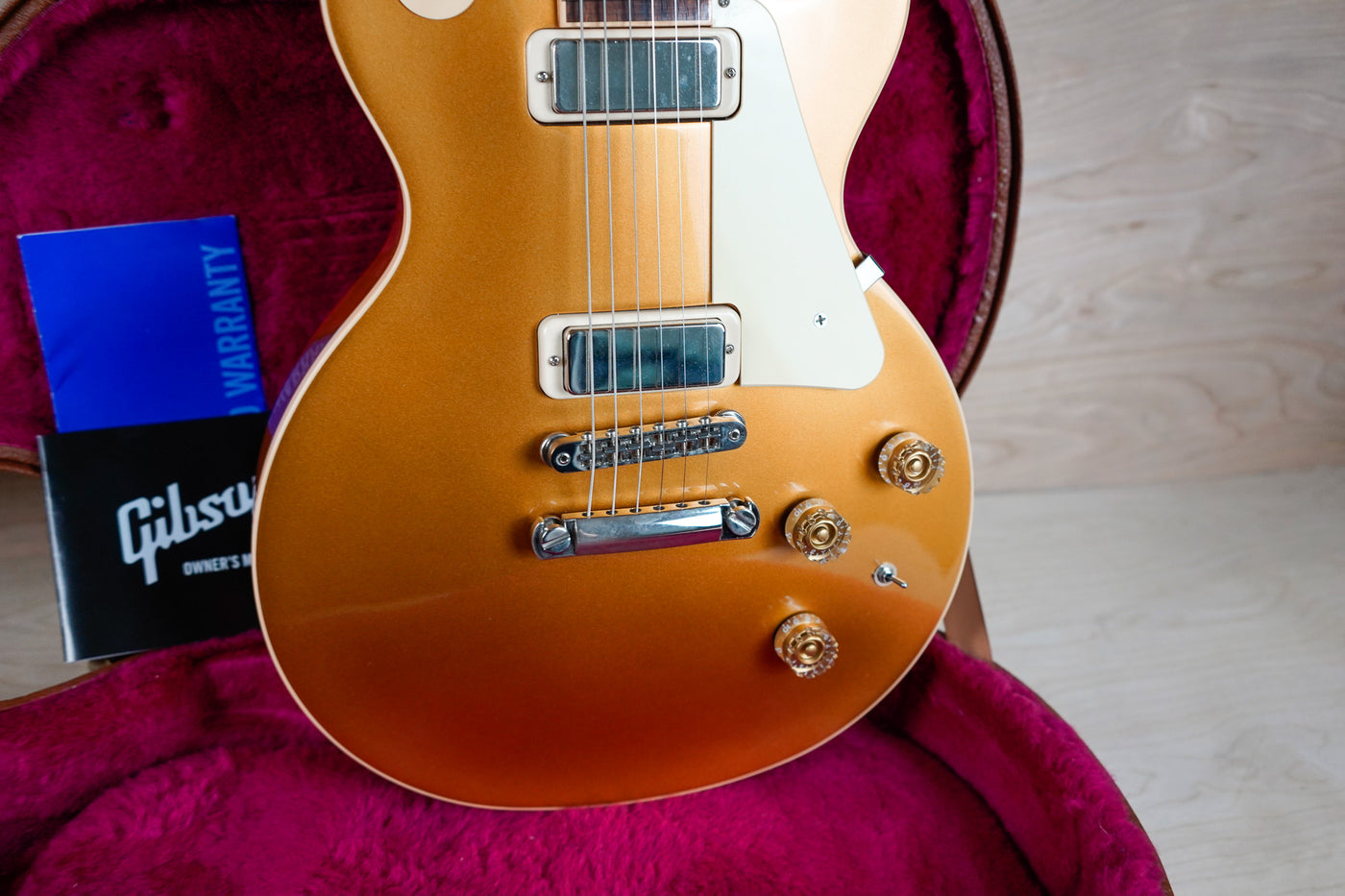 Gibson Les Paul Deluxe 2015 Goldtop w/ Hard Case