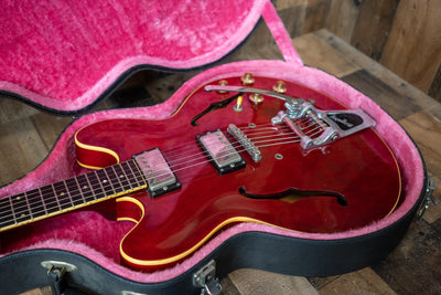 Orville by Gibson ES-335 Dot 1990 Cherry Modded Bigsby w/ Hard Case
