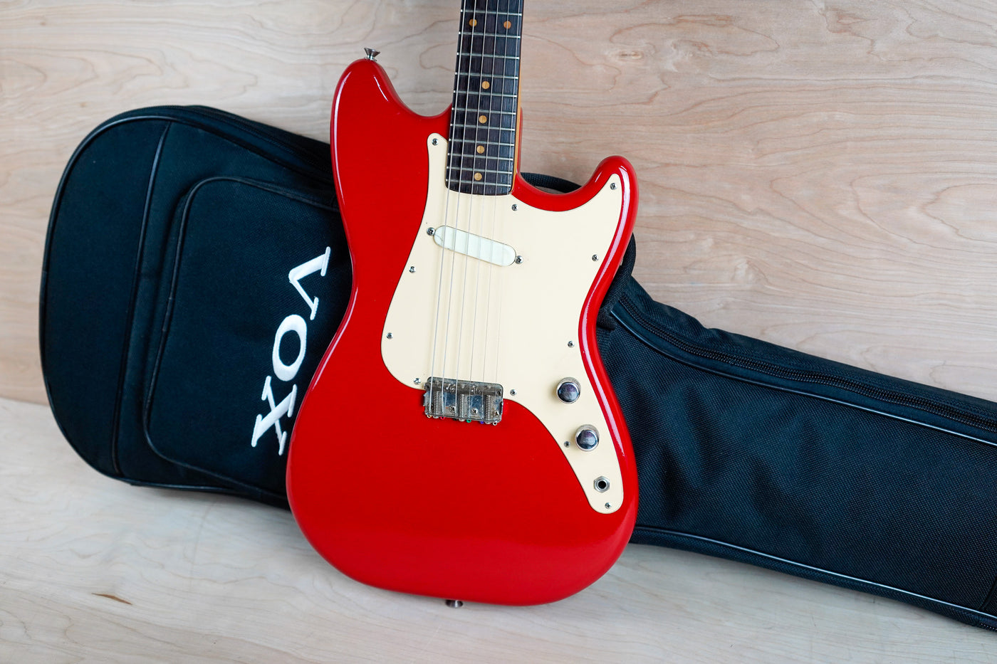 Fender Musicmaster 1959 Dakota Red Rosewood Fretboard Pre CBS w/ Bag