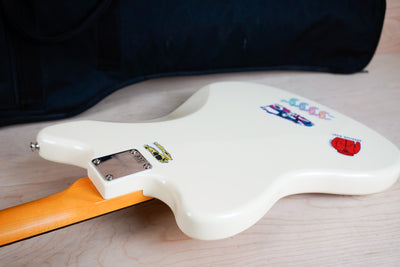 Fender Squier J Mascis Jazzmaster 2021 Vintage White Laurel Fretboard w/ Gig Bag