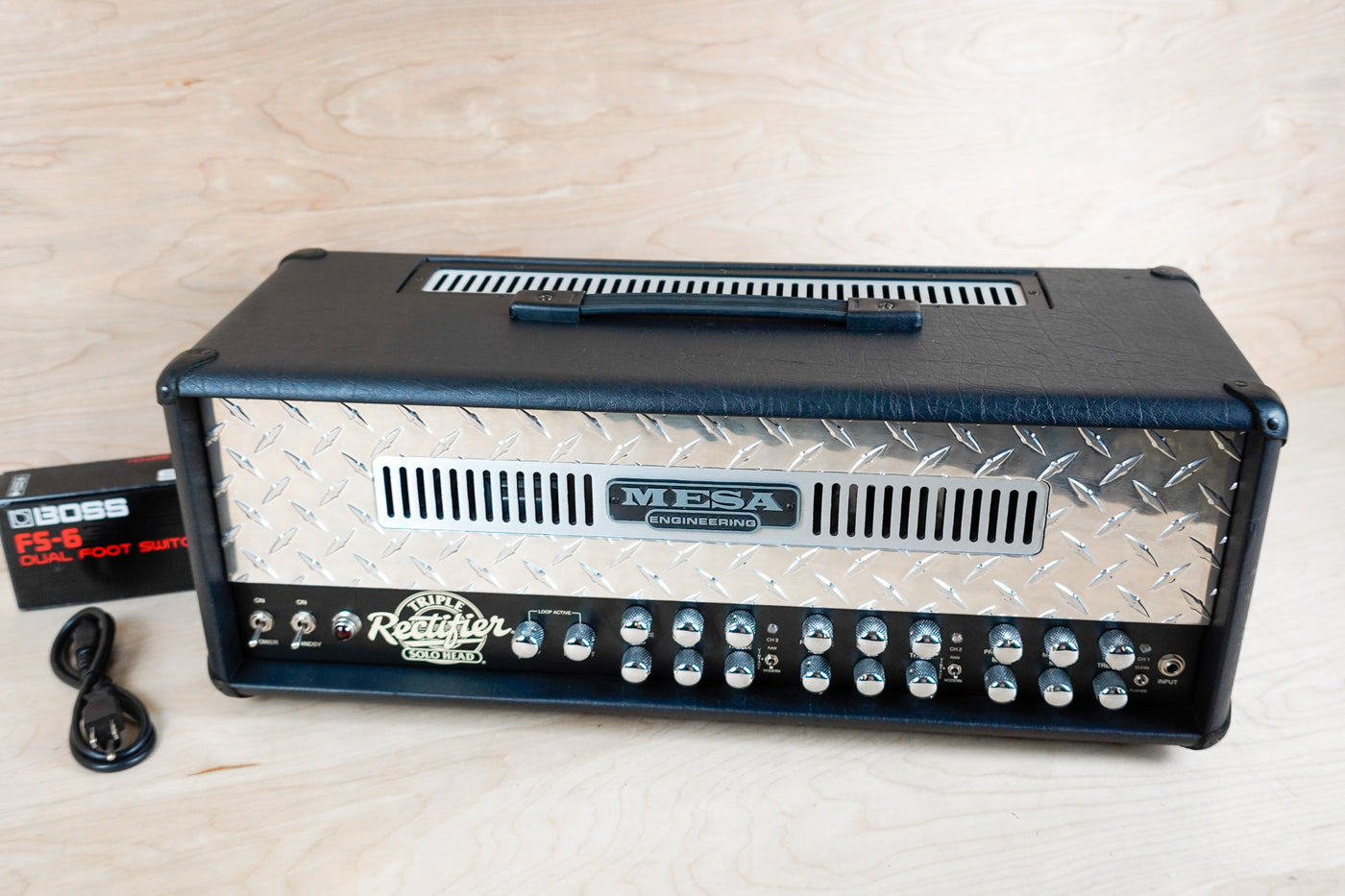 Mesa Boogie Triple Rectifier Solo Head 3-Channel 150-Watt Guitar Amp Head