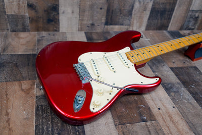 Fender Stratocaster USA 1979-1980 Candy Apple Red Refin Maple Fretboard w/ OHSC