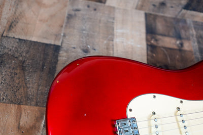 Fender Stratocaster USA 1979-1980 Candy Apple Red Refin Maple Fretboard w/ OHSC