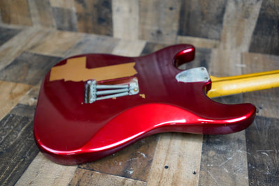 Fender Stratocaster USA 1979-1980 Candy Apple Red Refin Maple Fretboard w/ OHSC