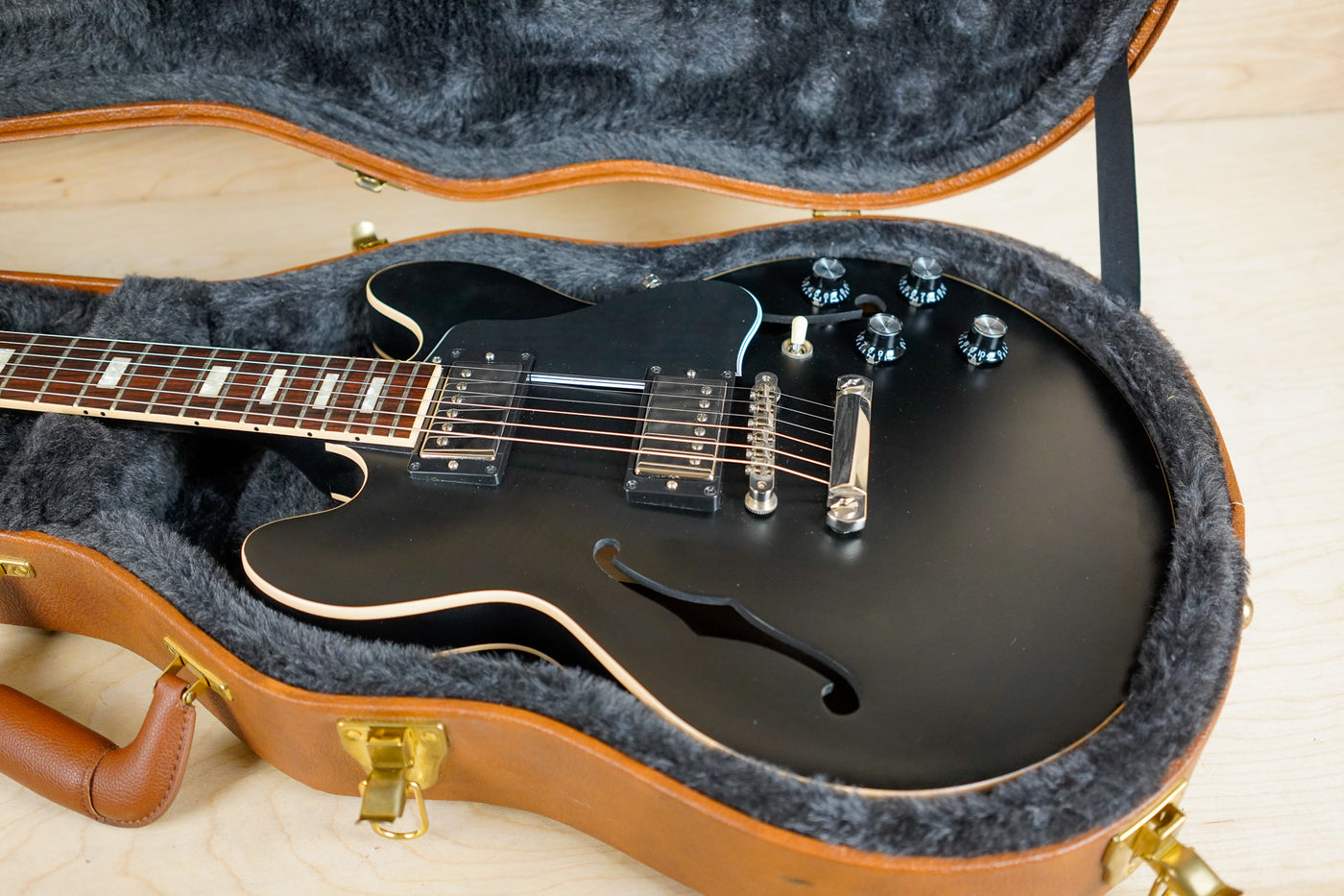 Gibson Memphis ES-339 with Block Inlays 2016 Satin Ebony ES-339s  w/ OHSC
