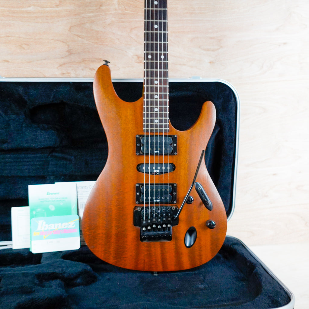 Ibanez S470 1999 Natural Stained Oil Made in Japan MIJ w/ OHSC – A Flash  Flood of Gear