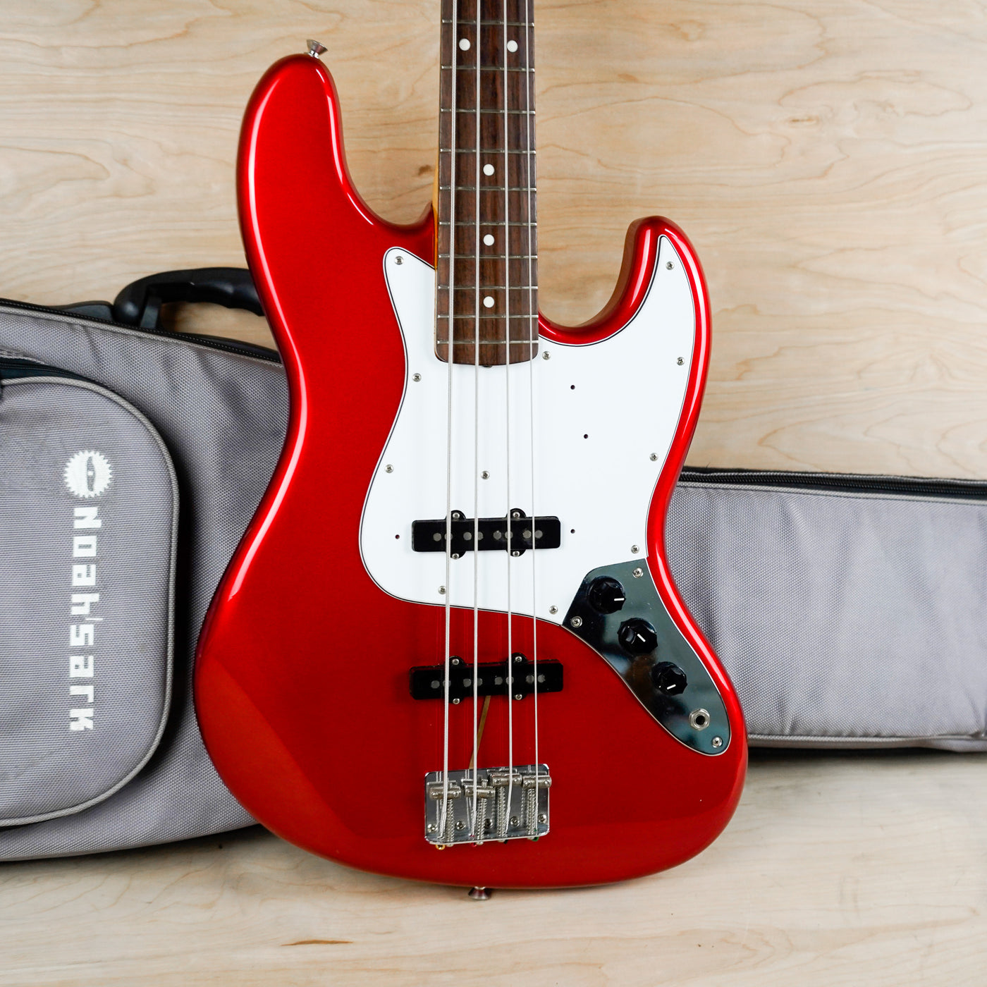 Fender JB-62 Jazz Bass Reissue CIJ 1999 Candy Apple Red Crafted in Japan w/ Bag