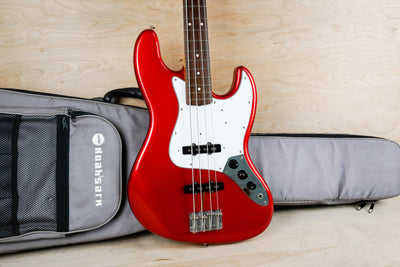Fender JB-62 Jazz Bass Reissue CIJ 1999 Candy Apple Red Crafted in Japan w/ Bag