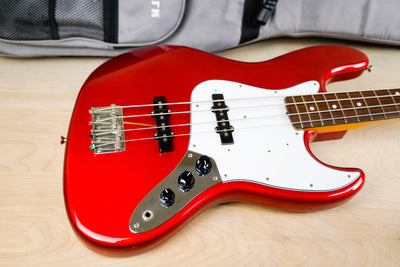 Fender JB-62 Jazz Bass Reissue CIJ 1999 Candy Apple Red Crafted in Japan w/ Bag