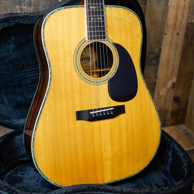 Morris W-40 Acoustic Guitar 1978 Natural Made in Japan MIJ w/ Case